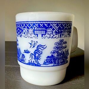Anchor Hocking Fire King Blue Willow Coffee Mug